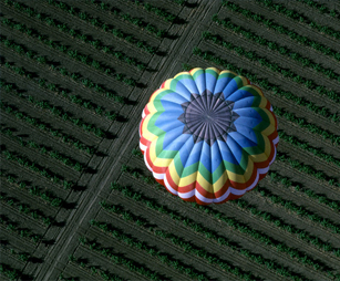 Vol en montgolfière en Bourgogne